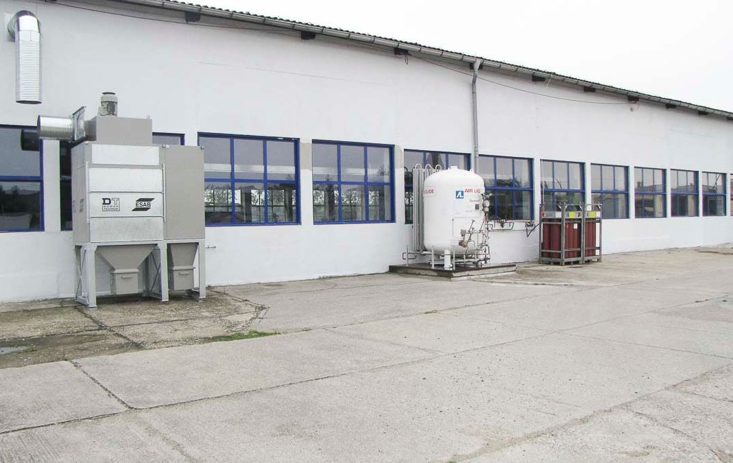 Firmengelände von Gebrüder Loppnow Metallbau in Raguhn-Jessnitz